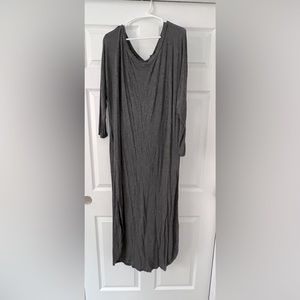 Women’s Charcoal Gray Annabelle Maxi Dress, size Medium